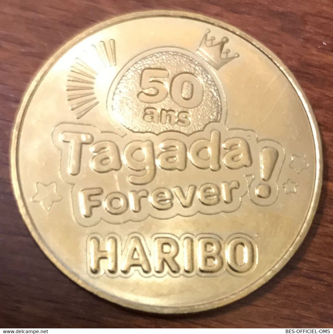 30 UZÈS BONBON HARIBO TAGADA 50 ANS MDP 2019 MEDAILLE SOUVENIR MONNAIE DE PARIS JETON TOURISTIQUE MEDALS COINS TOKENS - 2019