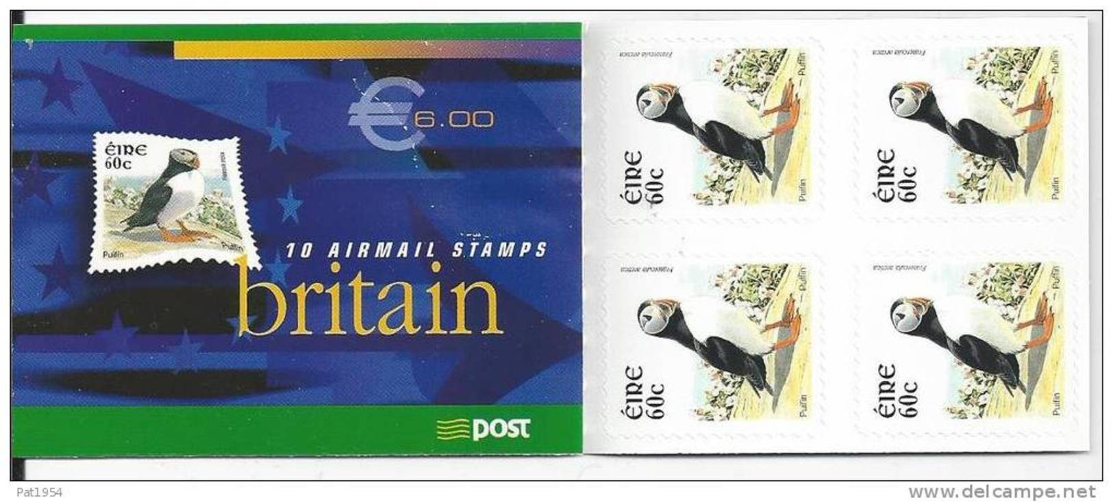 Irlande 2004 Carnet N°1561 Neuf ** Oiseau Macareux - Booklets
