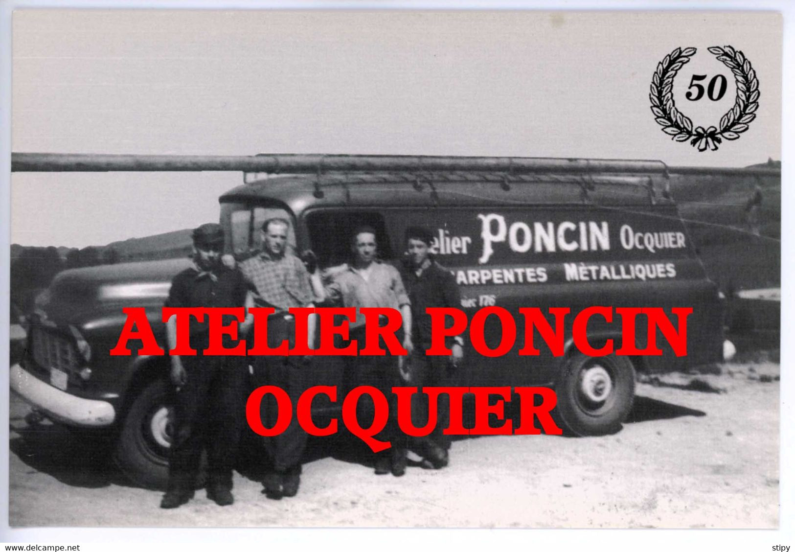 Ocquier - Clavier - Métier Atelier Poncin Charpentes Métalliques Cercle Collectionneurs Durbuy, Carte Membres De 1994. - Clavier
