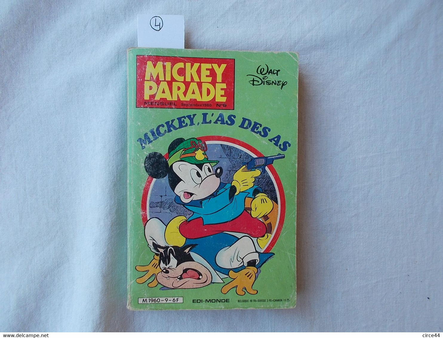 JOURNAL DE MICKEY.WALT DISNEY.MICKEY PARADE.288 PAGES.ANNEE 1980..MICKEYL'AS DES AS.AVIATION - Mickey Parade
