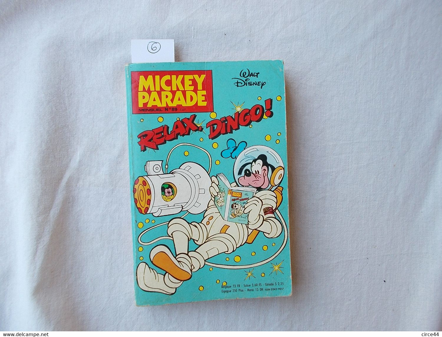 JOURNAL DE MICKEY.WALT DISNEY.MICKEY PARADE.224 PAGES.ANNEE 1987.RELAX DINGO. - Mickey Parade