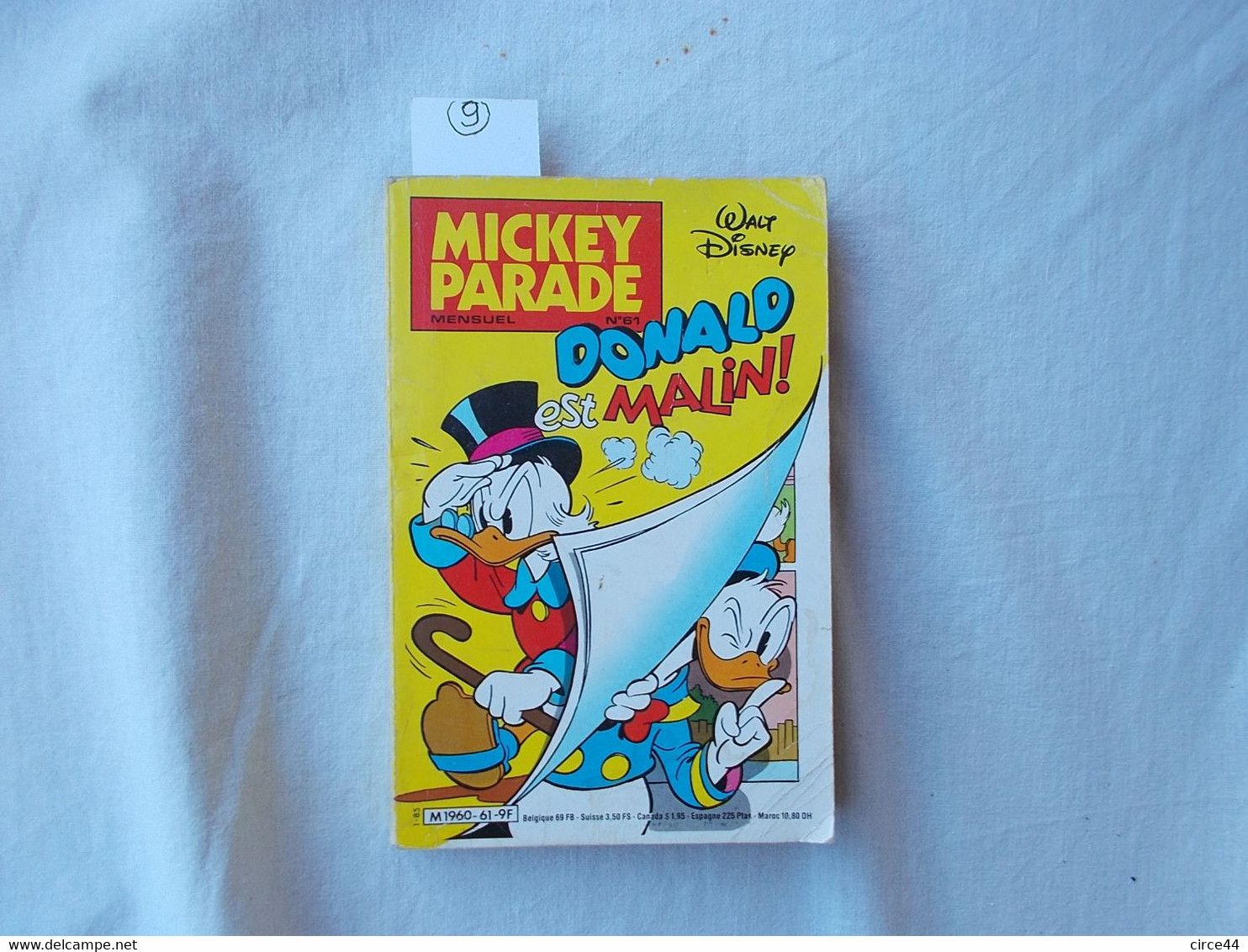 JOURNAL DE MICKEY.WALT DISNEY.MICKEY PARADE.224 PAGES.ANNEE 1984. DONALD EST MALIN. - Mickey Parade