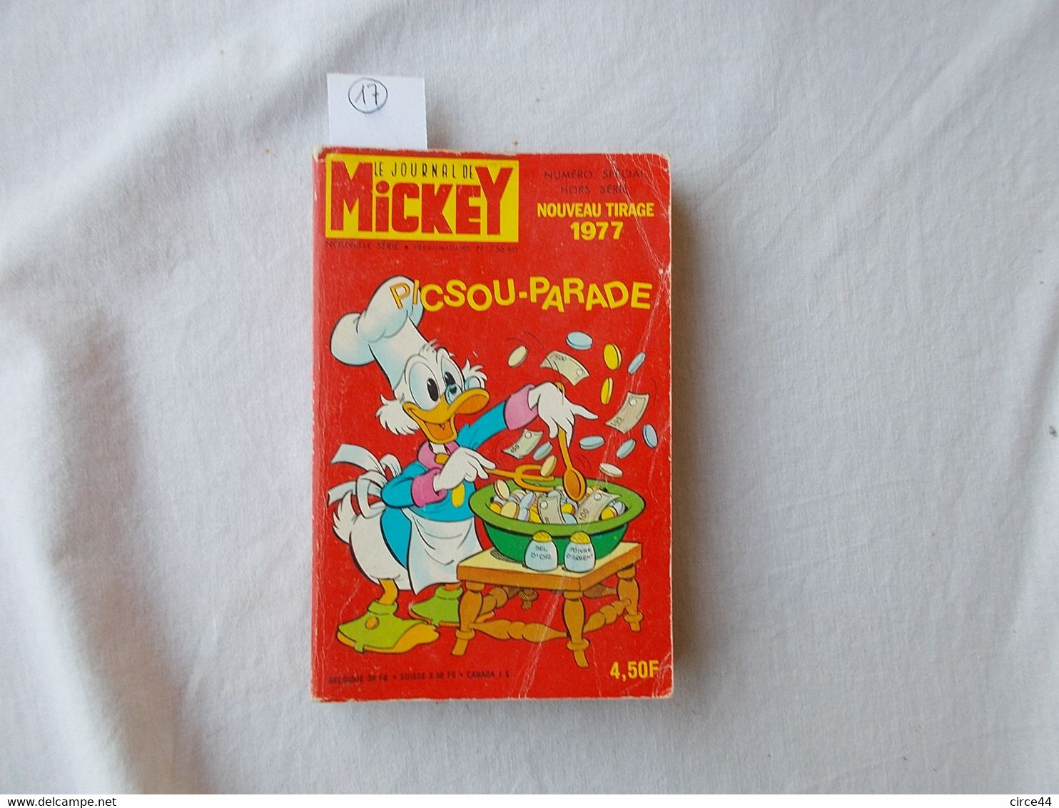 JOURNAL DE MICKEY.WALT DISNEY.MICKEY PARADE.250 PAGES.ANNEE 1977.PICSOU PARADE - Mickey Parade