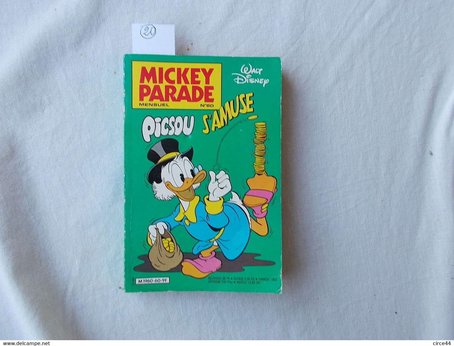 JOURNAL DE MICKEY.WALT DISNEY.MICKEY PARADE.254 PAGES.ANNEE 1984.PICSOU S'AMUSE. - Mickey Parade