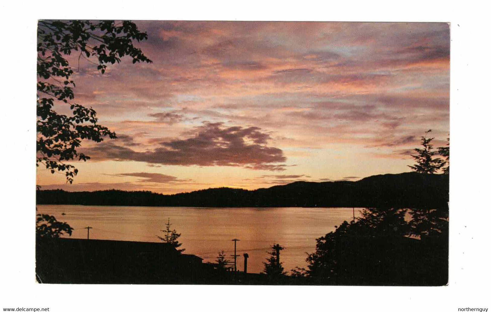 PRINCE RUPERT, British Columbia, Canada, The Sunset Port, 1966 Chrome Postcard - Prince Rupert