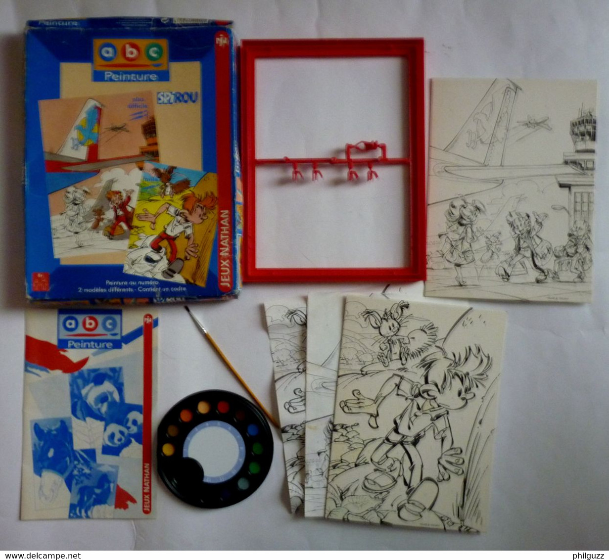 TRES RARE JEU NATHAN PEINTURE SPIROU COMPLET 1995 TOME & JANRY - Puzzles