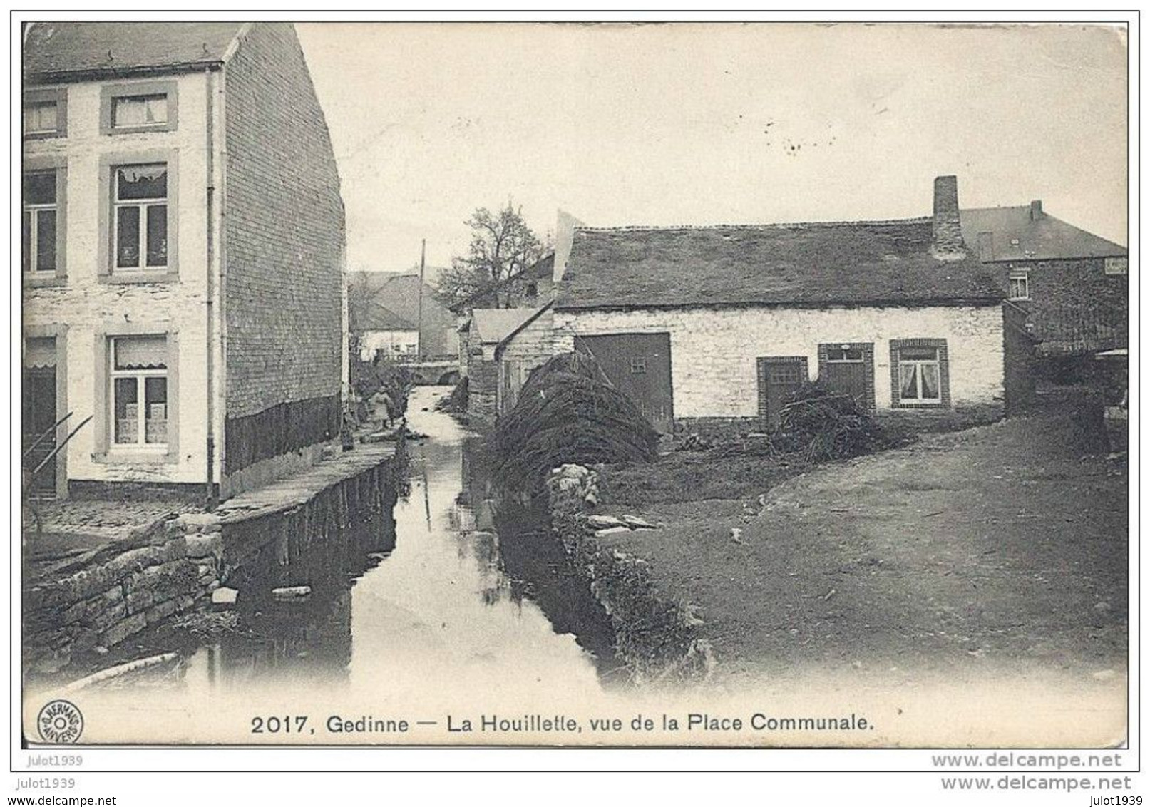 GEDINNE ..-- La Houillette . Vers PARIS AFC ( Mr LHOURNEAU ?) . Voir Verso . - Gedinne