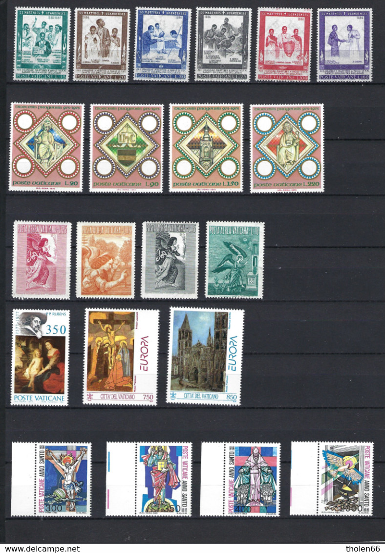 Vatican – Vaticono – Vaticaan - Small Lot Of Mint Stamps MNH (**) (Lot 435) - Sammlungen