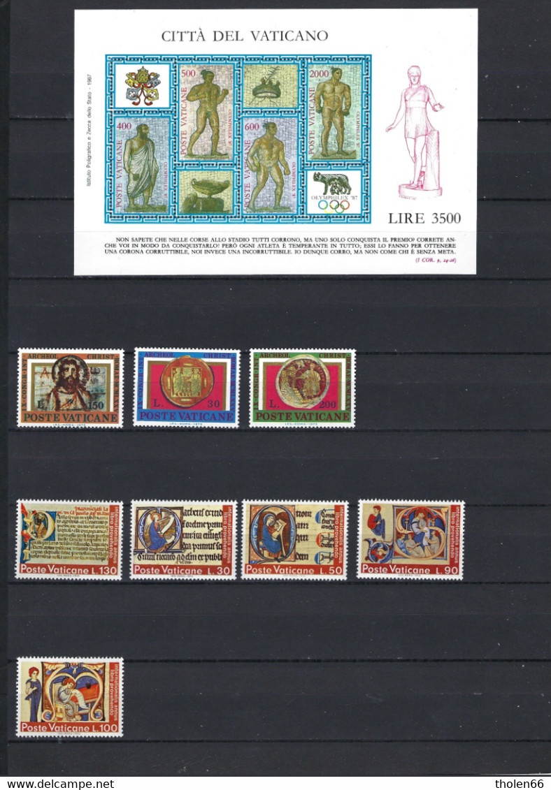 Vatican – Vaticono – Vaticaan - Small Lot Of Mint Stamps MNH (**) (Lot 436) - Collections