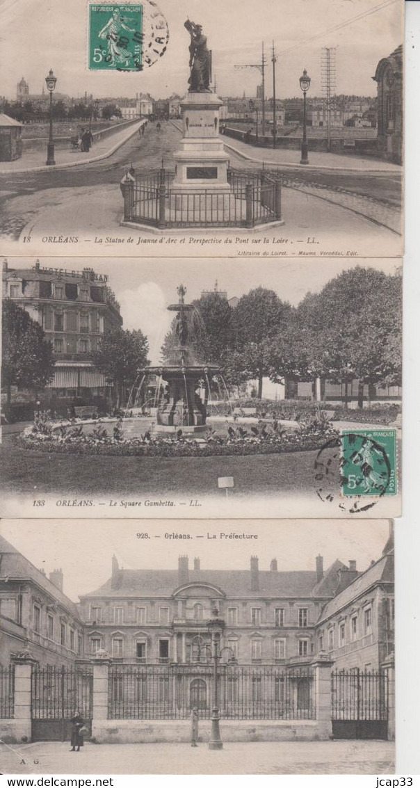 45 ORLEANS  -  LOT DE 20 CARTES  - - Orleans