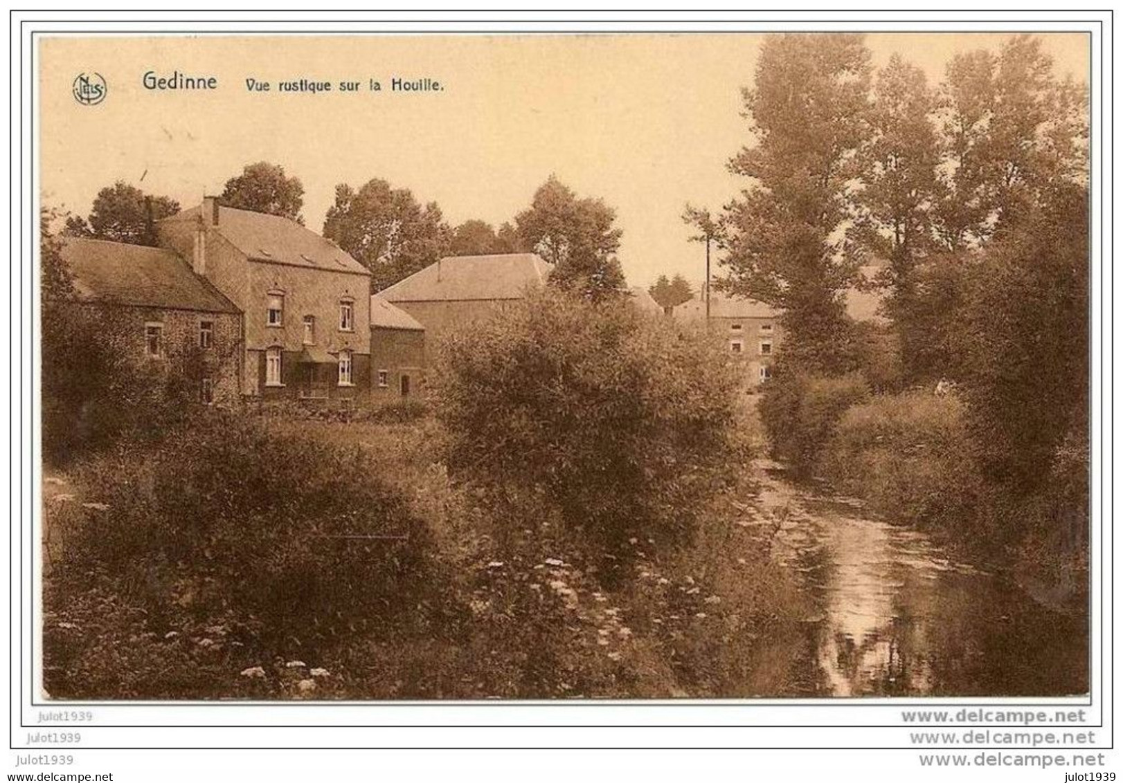 GEDINNE ..-- Vue Rustique Sur La Houille . 1932 Vers DINANT ( Melle Lucienne MABUSE ) . Voir Verso . - Gedinne