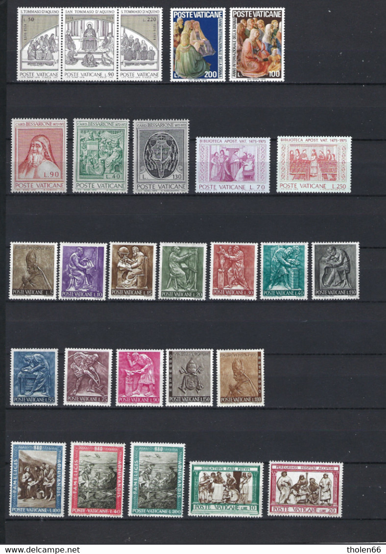 Vatican – Vaticono – Vaticaan - Small Lot Of Mint Stamps MNH (**) (Lot 441) - Colecciones