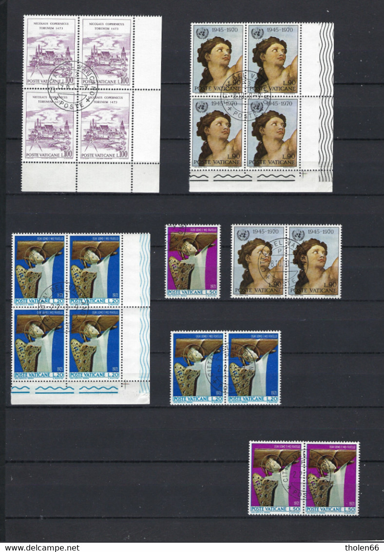 Vatican – Vaticono – Vaticaan - Small Lot Of Used (º) Stamps (Lot 443) - Collections