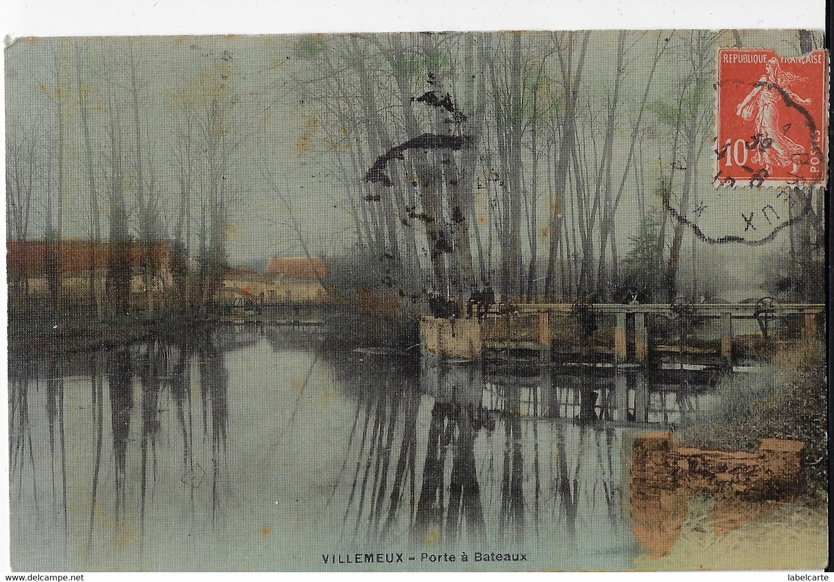 EURE ET LOIR 28.VILLEMEUX PORTE A BATEAUX - Villemeux-sur-Eure