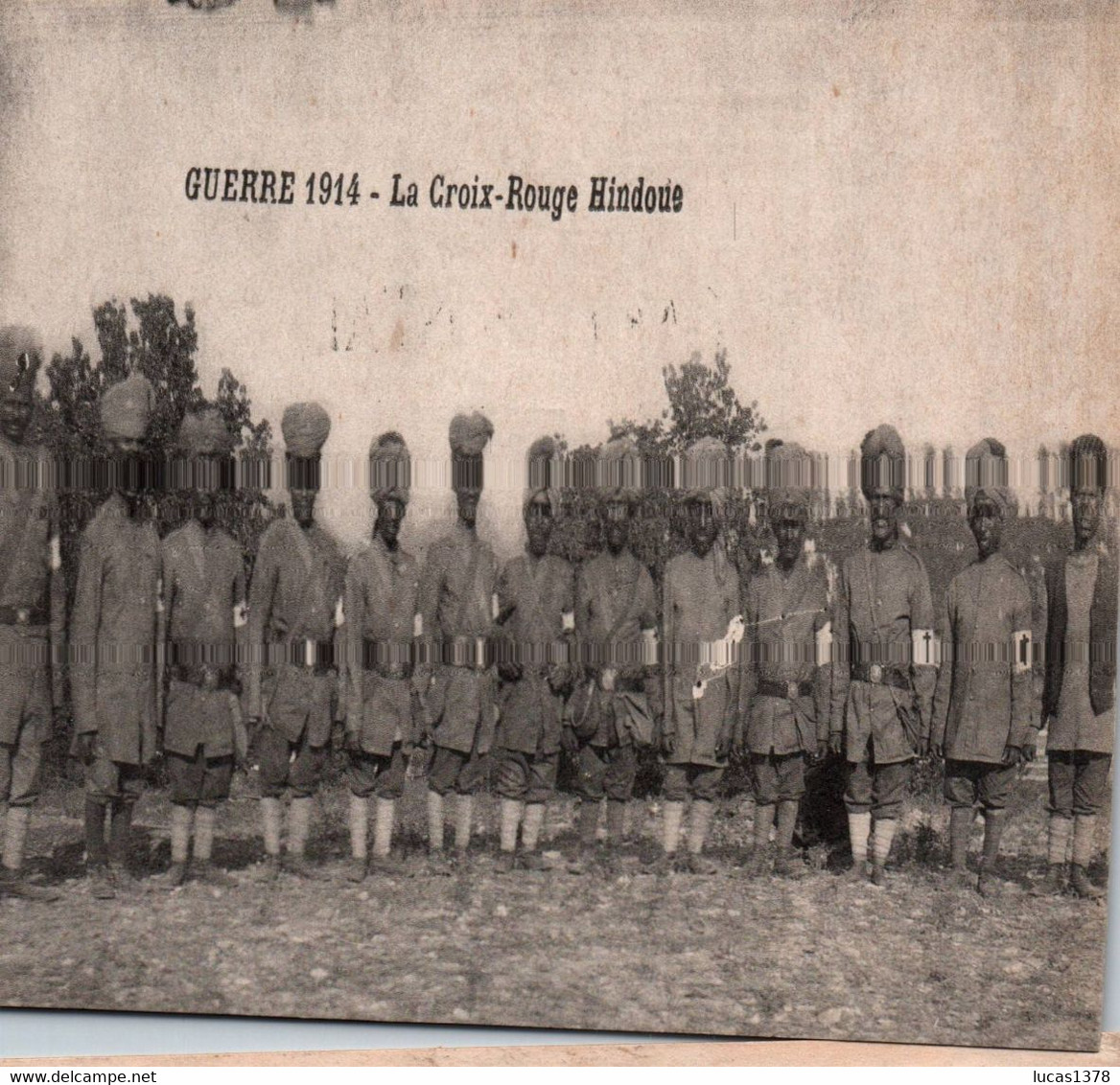 GUERRE 1914 / LA CROIX ROUGE HINDOUE - Croce Rossa