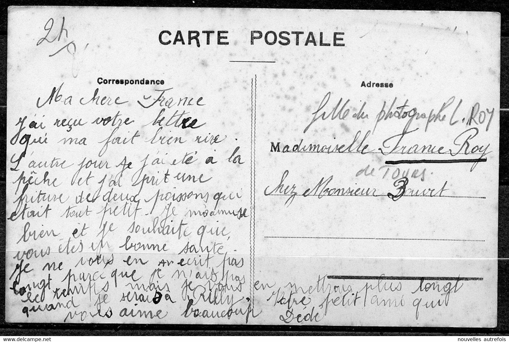 LOT N°001/2021 - 10 CARTES POSTALES ANCIENNES  - LOT A NE PAS MANQUER – 20 SCANS R / V– LOT PRESENTE 1 SEULE FOIS.