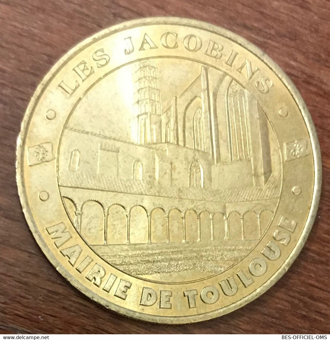 31 TOULOUSE LE CLOITRE DES JACOBINS MDP 2001 MÉDAILLE SOUVENIR MONNAIE DE PARIS JETON TOURISTIQUE TOKENS MEDALS COINS - 2001