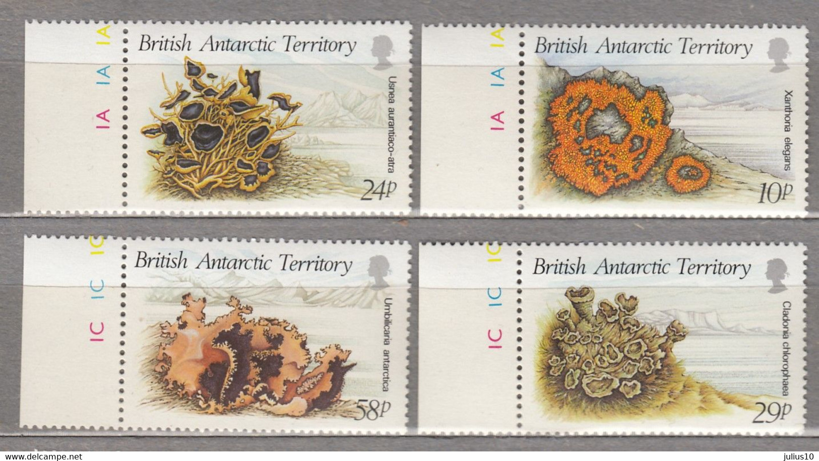 BRITISH ANTARCTIC TERRITORY 1989 MNH (**) Mi 152-155 #17027 - Other & Unclassified