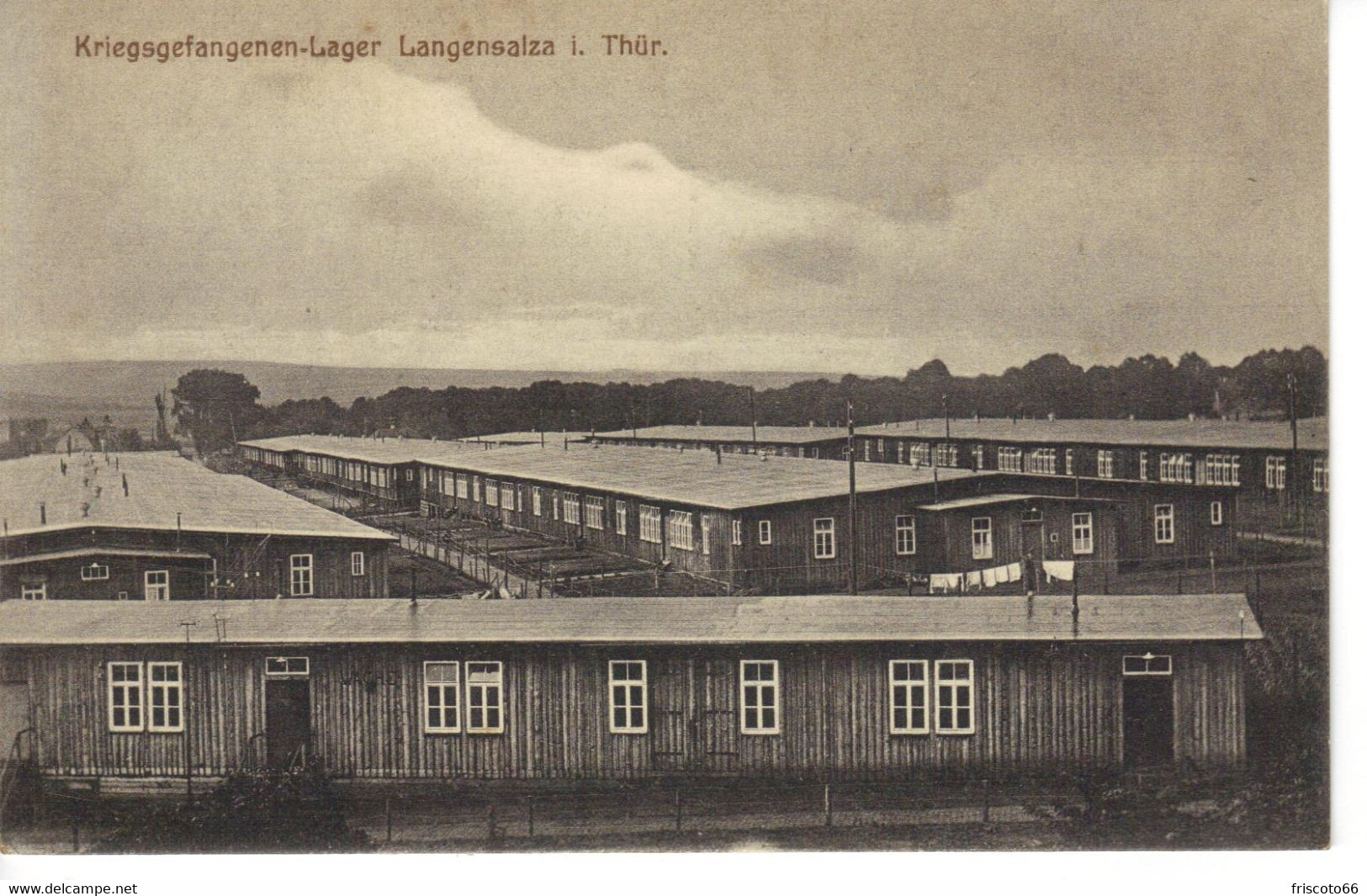 Kriegsgefangenen Lager Langensalza 1917 - Bad Langensalza