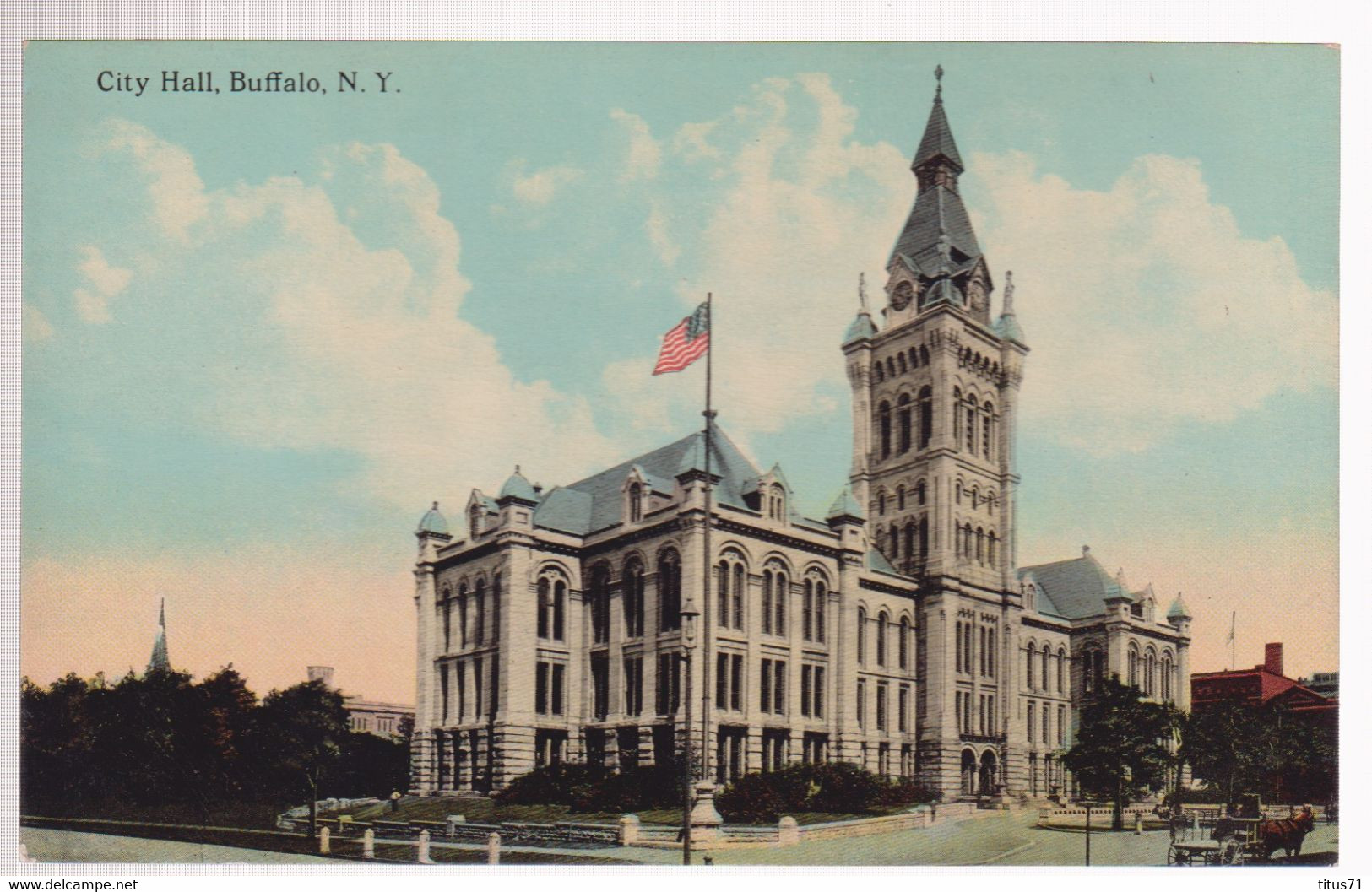 CPA Buffalo City Hall - Non Circulée - Buffalo