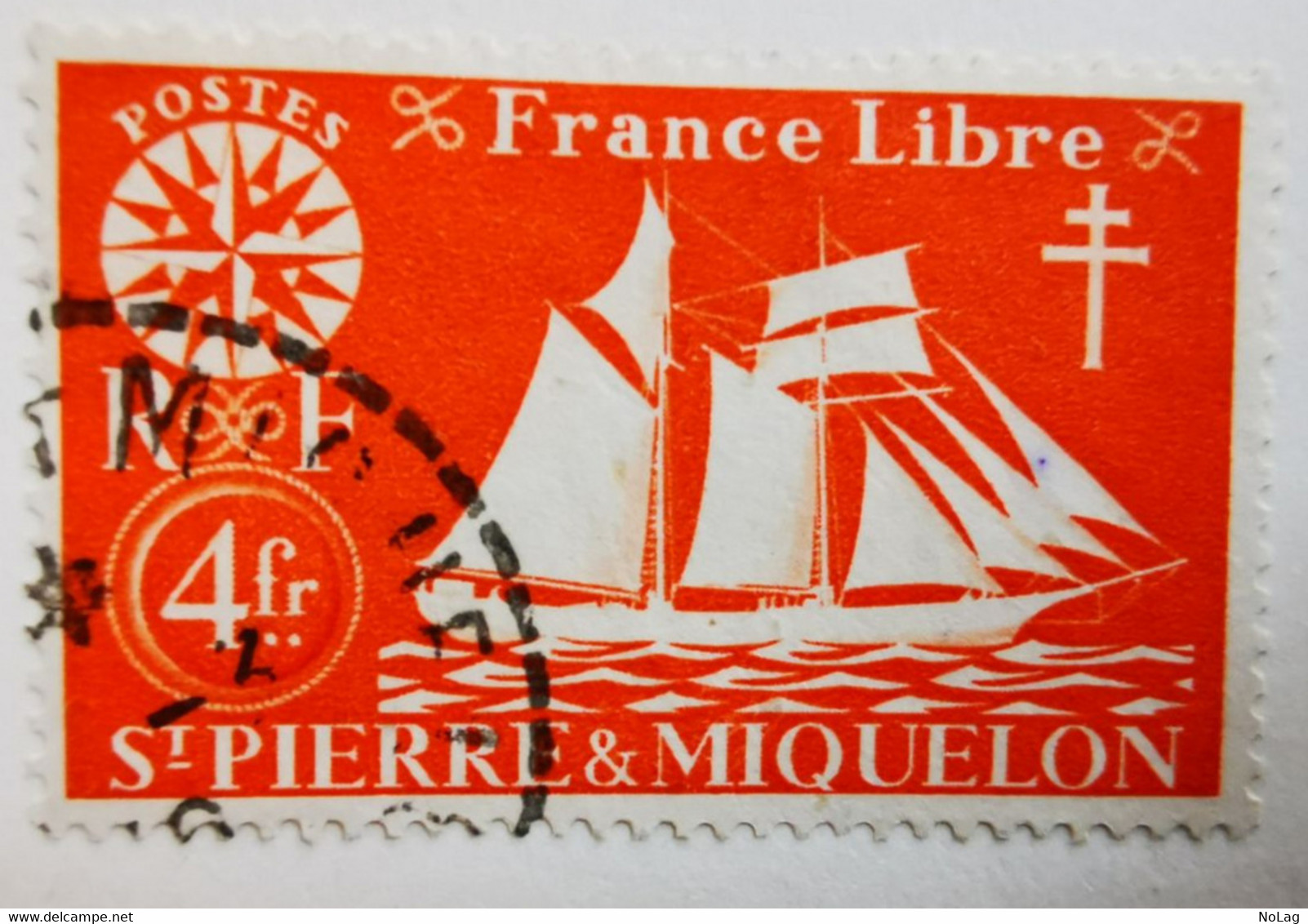 Saint-Pierre-et-Miquelon - Colonies Françaises - 1942 - Y&T N°306  /0/ - Gebraucht