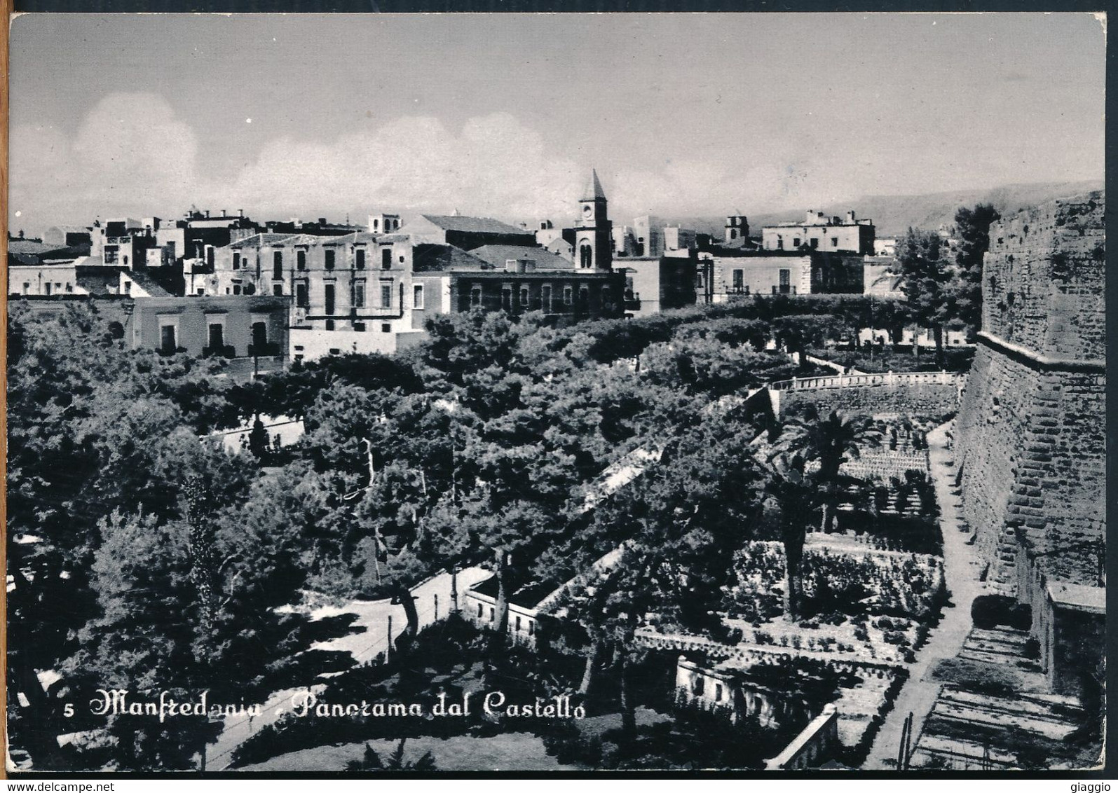 °°° 22998 - MANFREDONIA - PANORAMA DAL CASTELLO (FG) 1959 °°° - Manfredonia