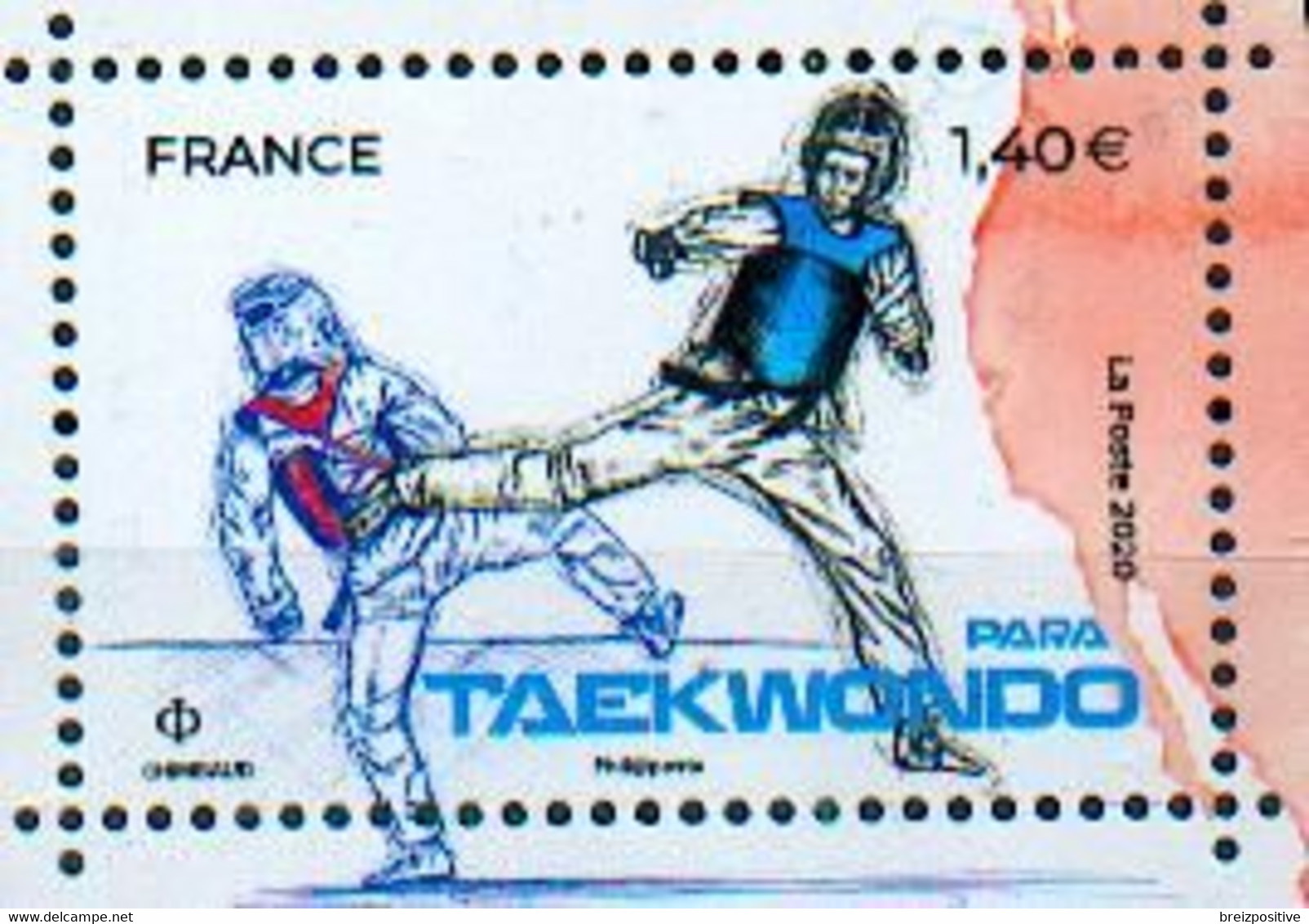 France 2020 - Taekwondo - MNH - Non Classificati