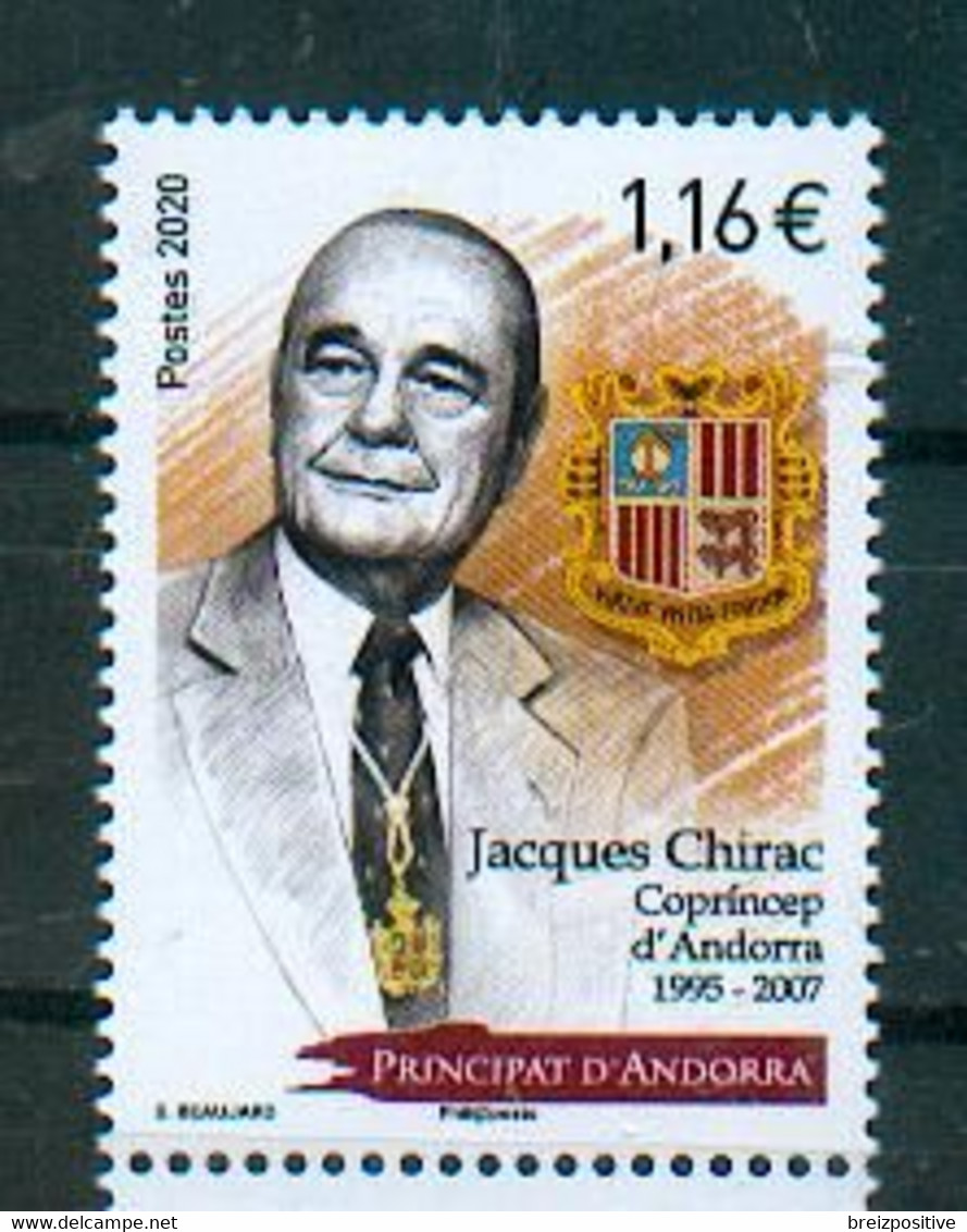 Andorre Français / French Andorra - Jacques Chirac, Président De La République, Coprince D'Andorre - MNH - Sonstige & Ohne Zuordnung