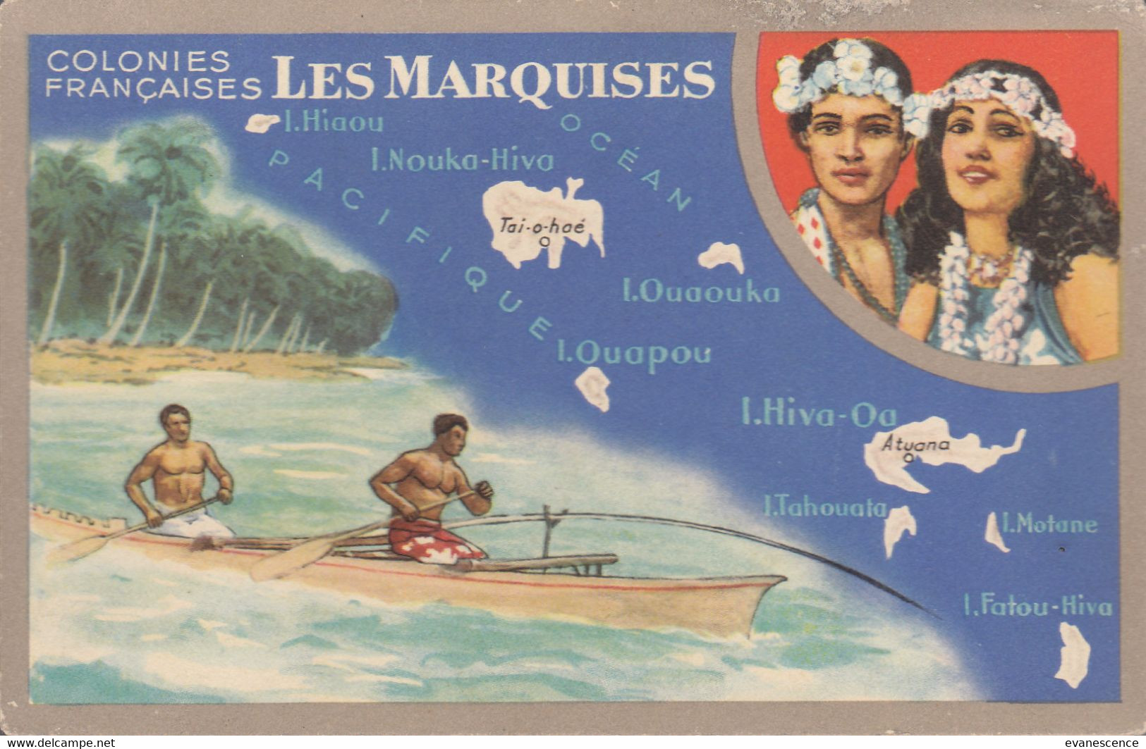 Les Colonies Françaises :   Les Iles Marquises  ///  Ref.  Janv. 21  //  N° 14.739 - Polynésie Française