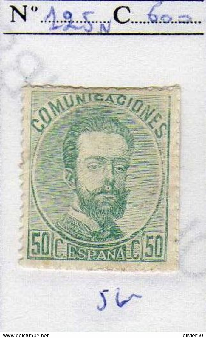 Espagne (1872-73) -  Amedee Ier - Neuf Sg  - No Gum - Oblitérés