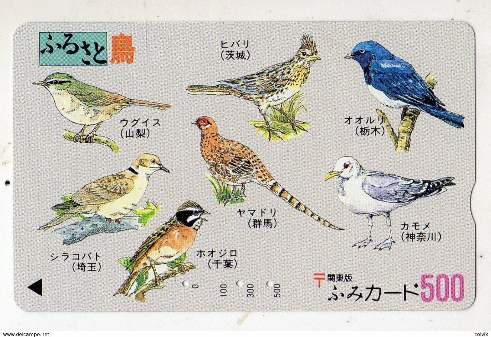 JAPON TELECARTE OISEAUX - Zangvogels