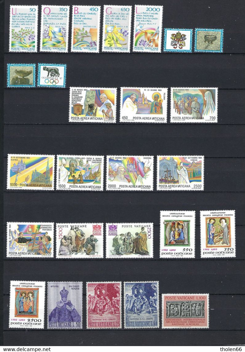 Vatican – Vaticono – Vaticaan - Small Lot Of Mint Stamps MNH (**) (Lot 505) - Verzamelingen