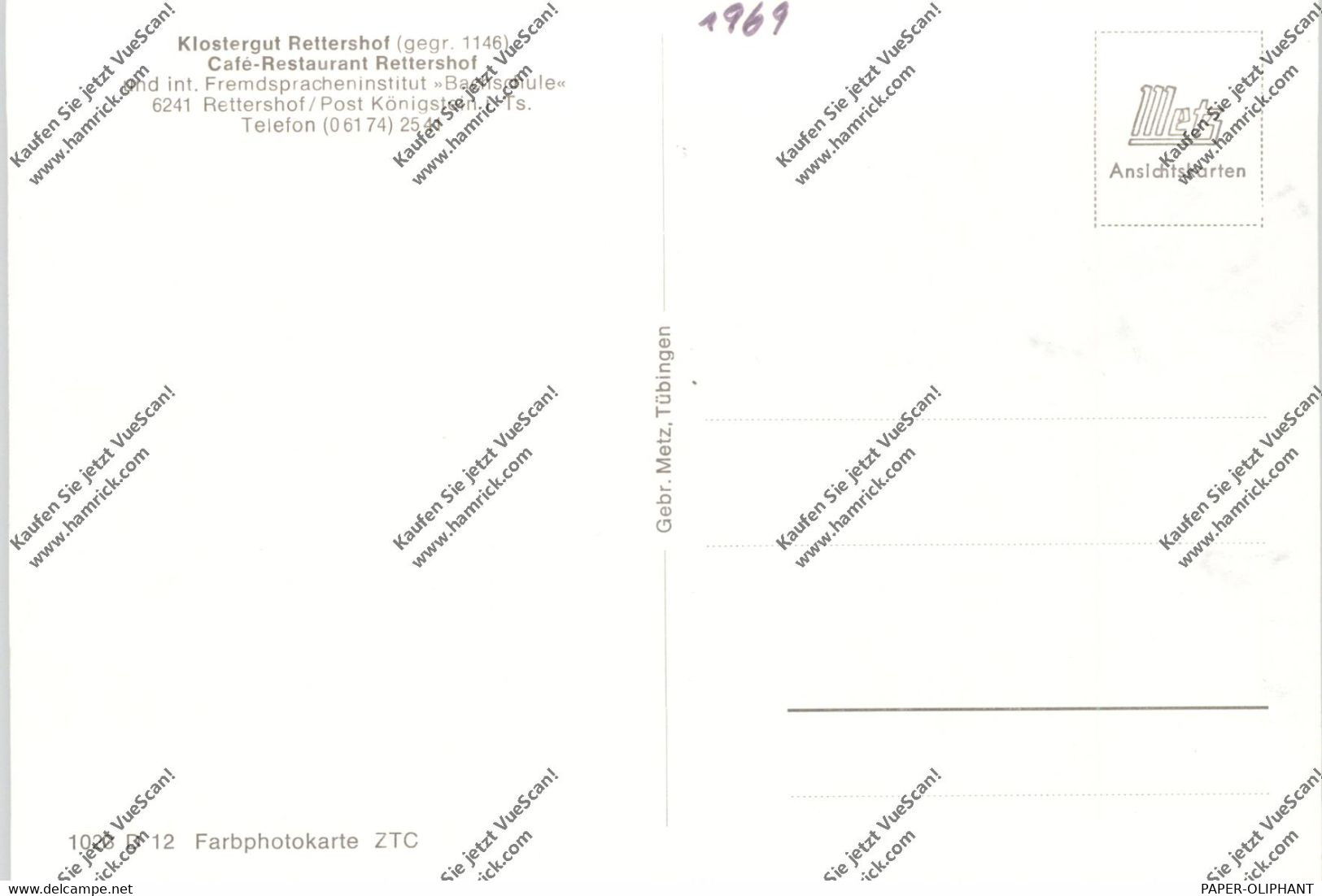 6233 KELKHEIM - FISCHBACH, Rettershof - Kelkheim