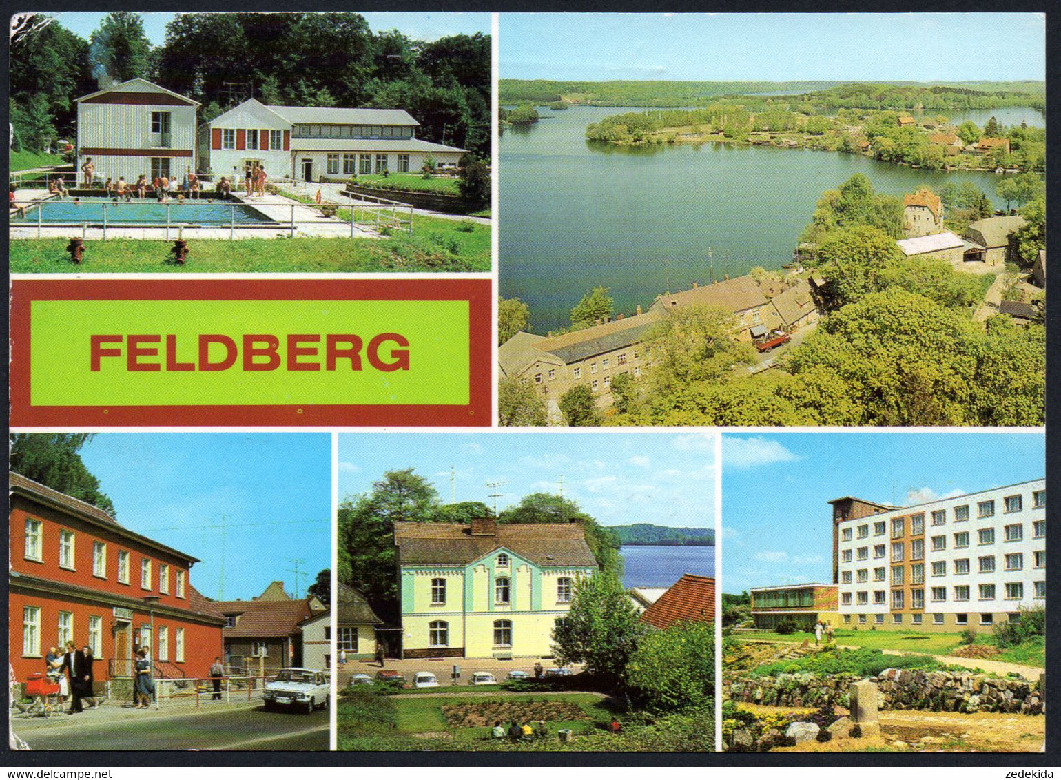 E6799  Feldberg - FDGB Heim Freundschaft Freibad - Bild Und Heimat Reichenbach - Feldberg