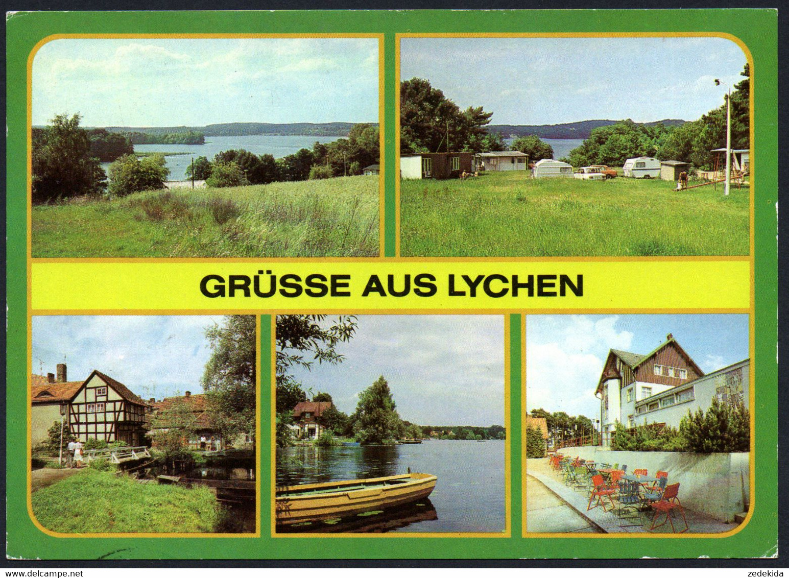 E6800  Lychen - FDGB Heim Berthold Brecht Campingplatz C/79 - Bild Und Heimat Reichenbach - Lychen