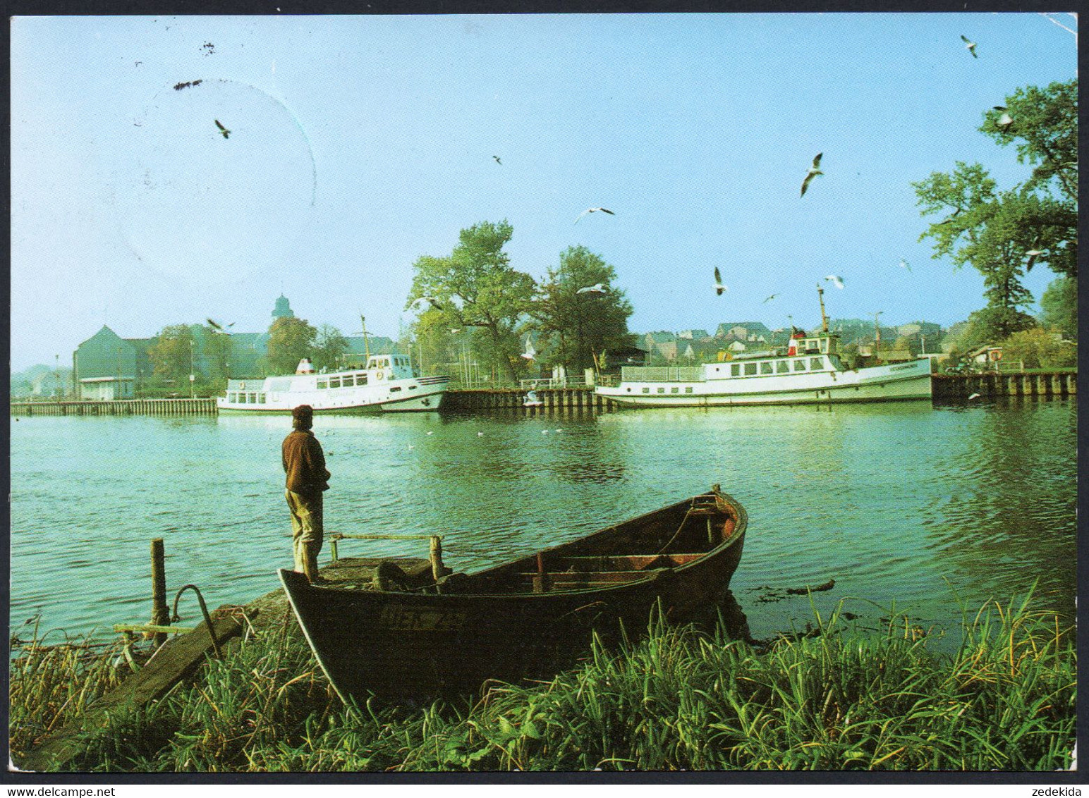 E6805  Ueckermünde - Hafen Fähre Schifffahrt - Bild Und Heimat Reichenbach - Ueckermuende