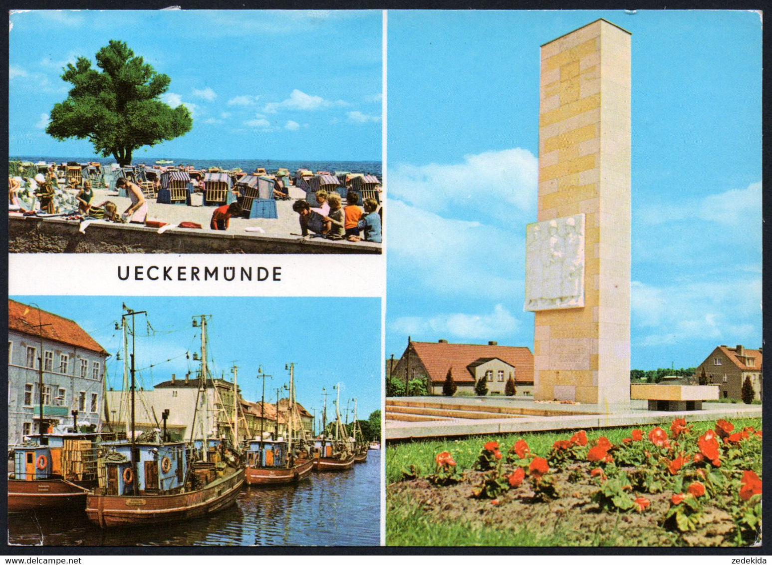 E6806  Ueckermünde - Hafen Sowjetisches Ehrenmal - Bild Und Heimat Reichenbach - Ueckermuende