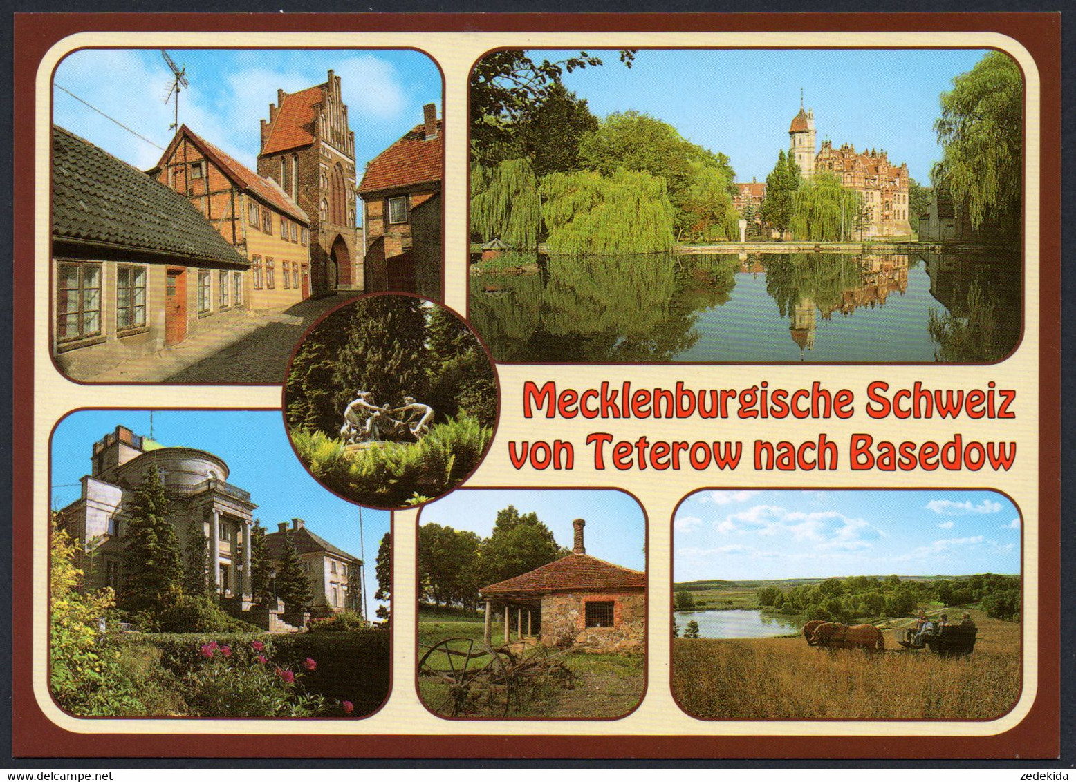 E6825  TOP Teterow Mecklenburger Schweiz - Bild Und Heimat Reichenbach Qualitätskarte - Teterow