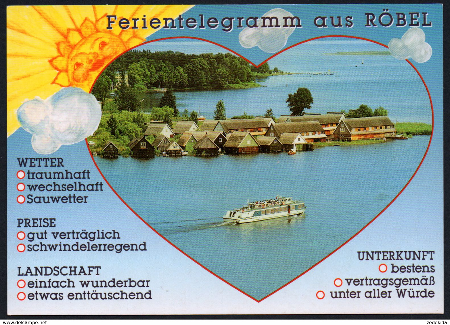 E6843  TOP Röbel Müritz - Bild Und Heimat Reichenbach Qualitätskarte - Roebel