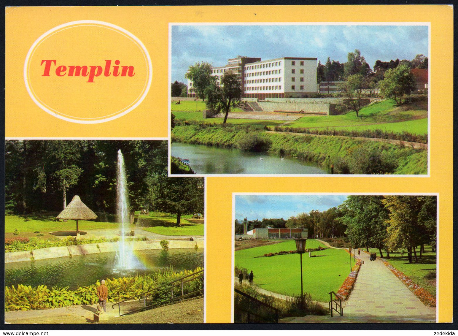 E6859 Templin - FDGB Heim Salvador Allende - Bild Und Heimat Reichenbach - Templin