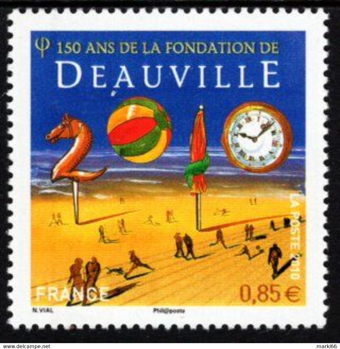 France - 2010 - 150 Years Since Dauville Foundation - Mint Stamp - Ongebruikt