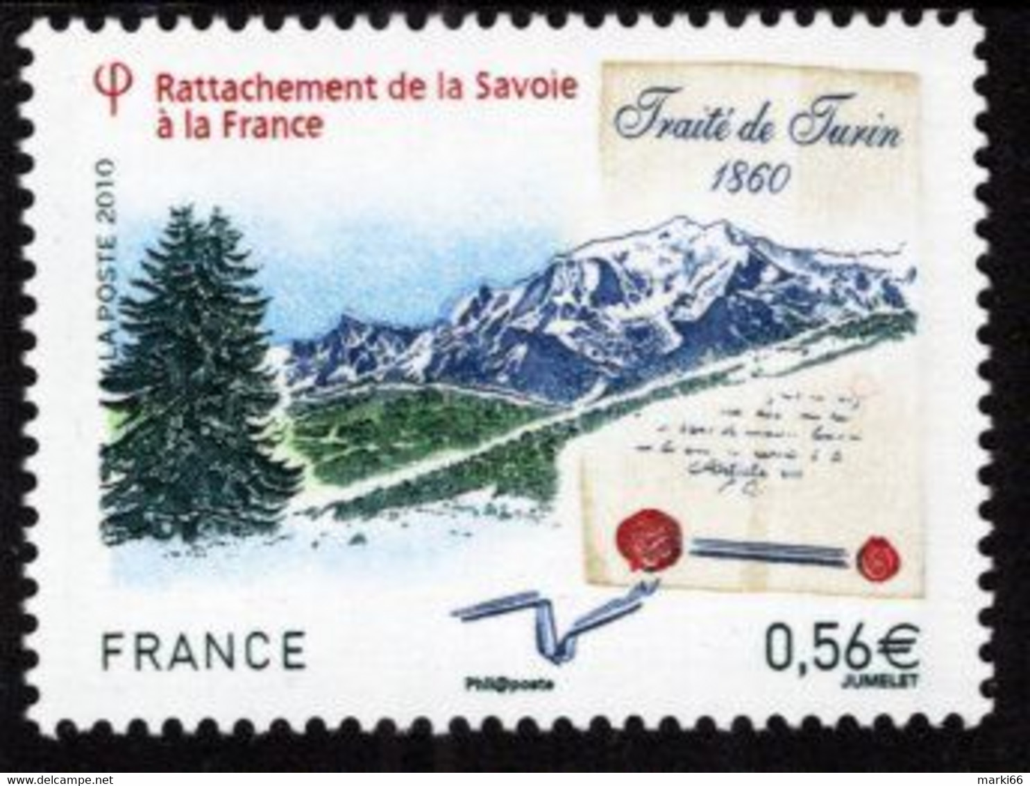 France - 2010 - 150 Years Since Savoie Unity With France - Mint Stamp - Ongebruikt
