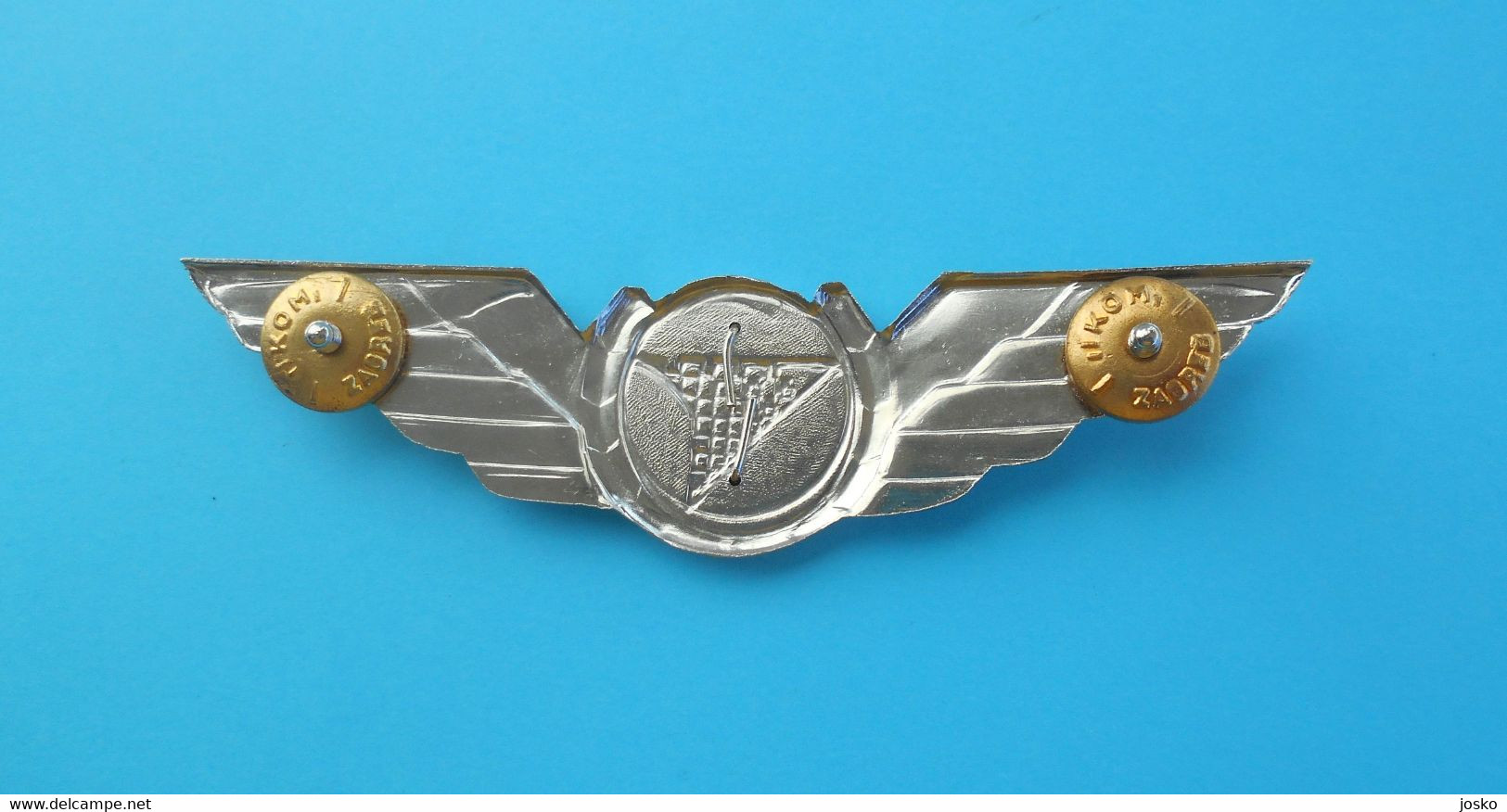 CROATIA AIRLINES - Nice Very Large Official Pilot Wings Badge * MINT CONDITION * Pilote Kroatien Croatie Croazia Croacia - Crew-Abzeichen