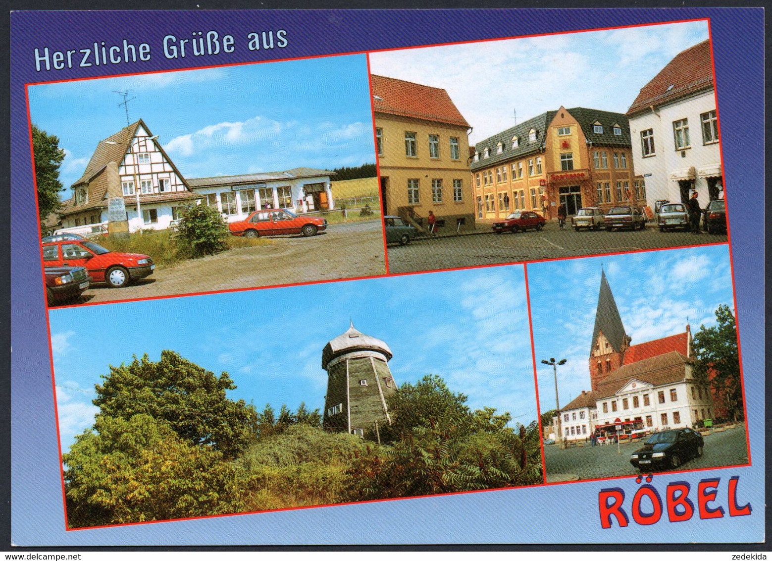 E6893 TOP Röbel - Bild Und Heimat Reichenbach Qualitätskarte - Röbel