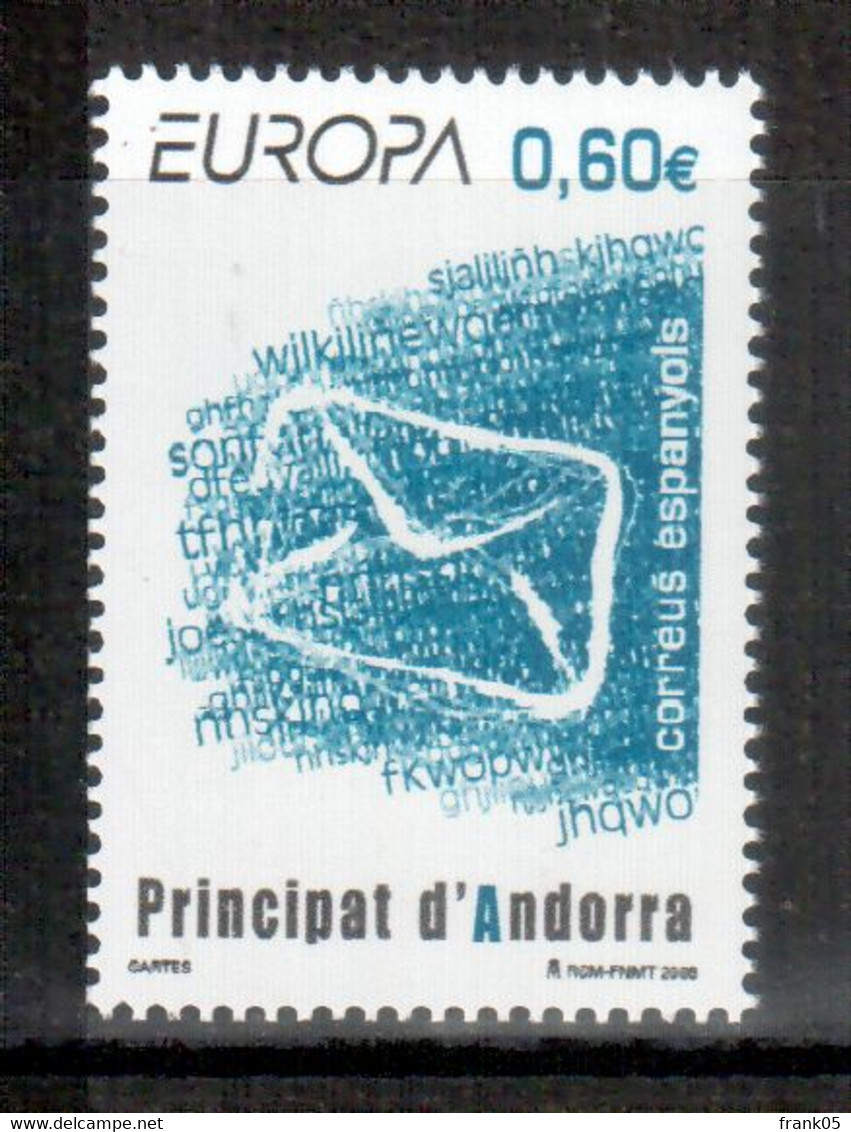 Andorra (spanische Post/spanish Post) / Andorre Espagnol 2008 EUROPA ** - 2008