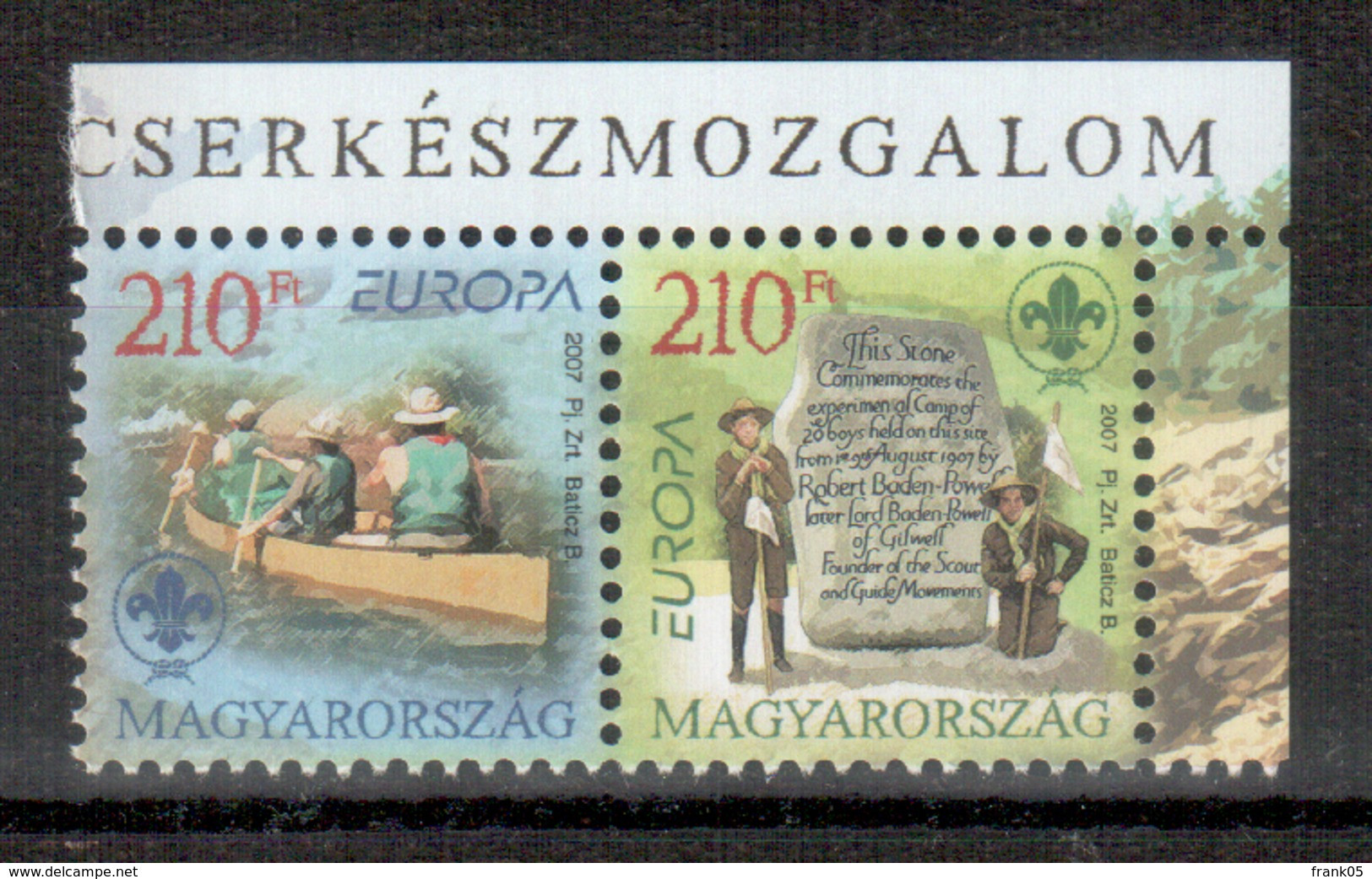 Ungarn / Hungary / Hongrie 2007 Paar/pair EUROPA ** - 2007