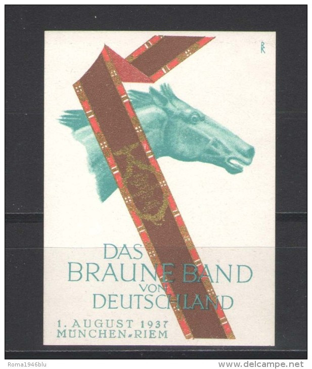 MUNCHEN 1937 DAS BRAUNE BAND VON DEUTSCHLAND - Cinderellas