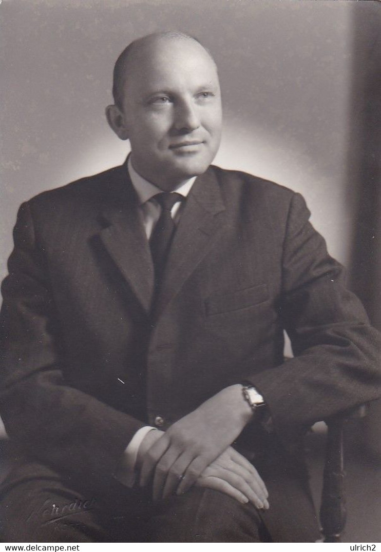 Foto Herr In Anzug - 14*10cm - Ca. 1950  (54011) - Non Classificati