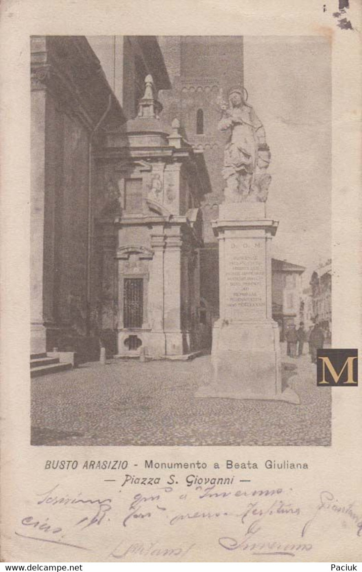 Busto Arsizio - Monumento A Beata Giuliana - Piazza San Giovanni - Busto Arsizio