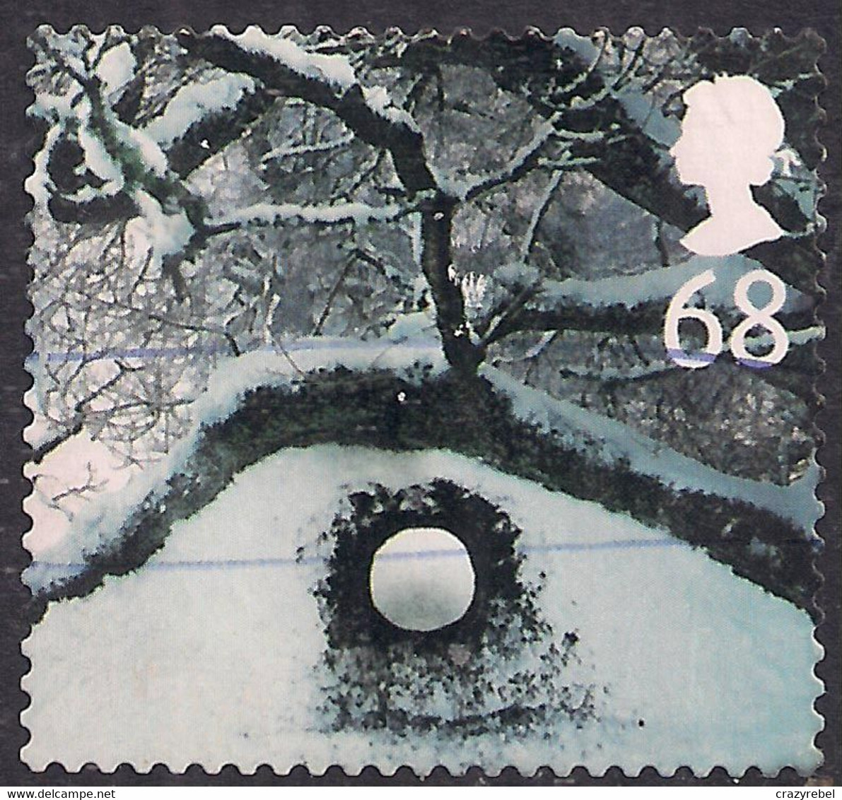 GB 2003 QE2 68p Christmas. Ice Sculptures Used SG 2414 ( L902 ) - Unclassified